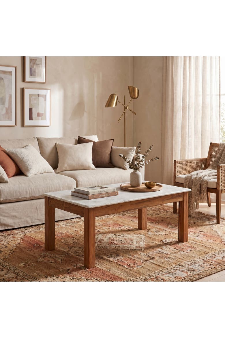 Rectangular Coffee Table, Alternate, color, Natural