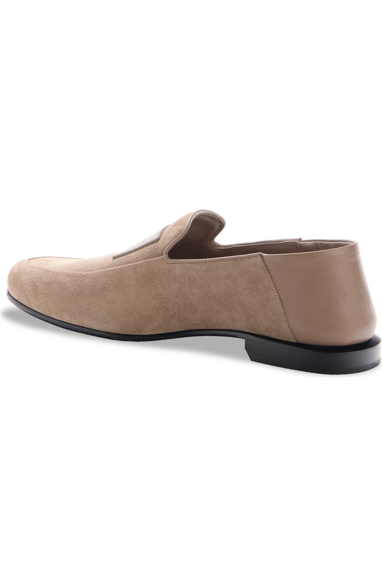 Givenchy Logo Label Convertible Loafer, Alternate, color, Taupe