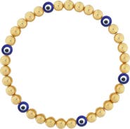 Emma Rae Women's 14K Gold Filled & Evil Eye Bead Bracelet