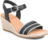 Söfft Inez II Espadrille Ankle Strap Platform Wedge Sandal