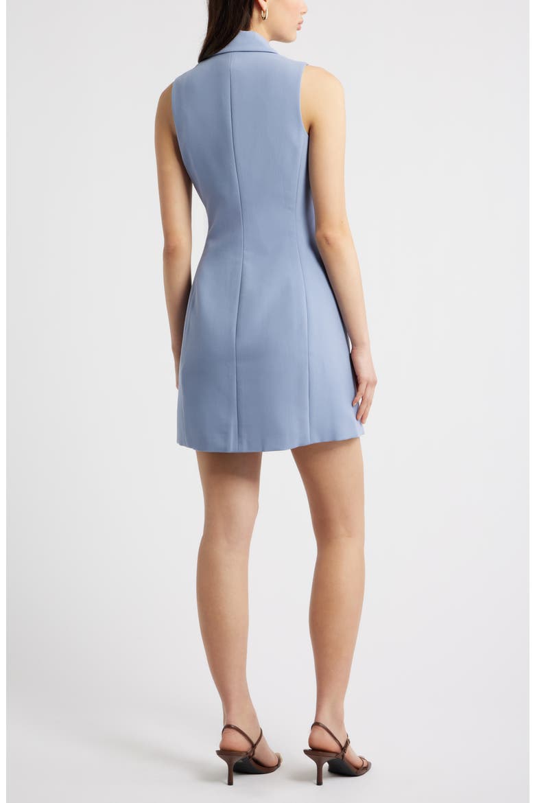 The Icon Sleeveless Blazer Dress, Alternate, color, BLUE UMBRA