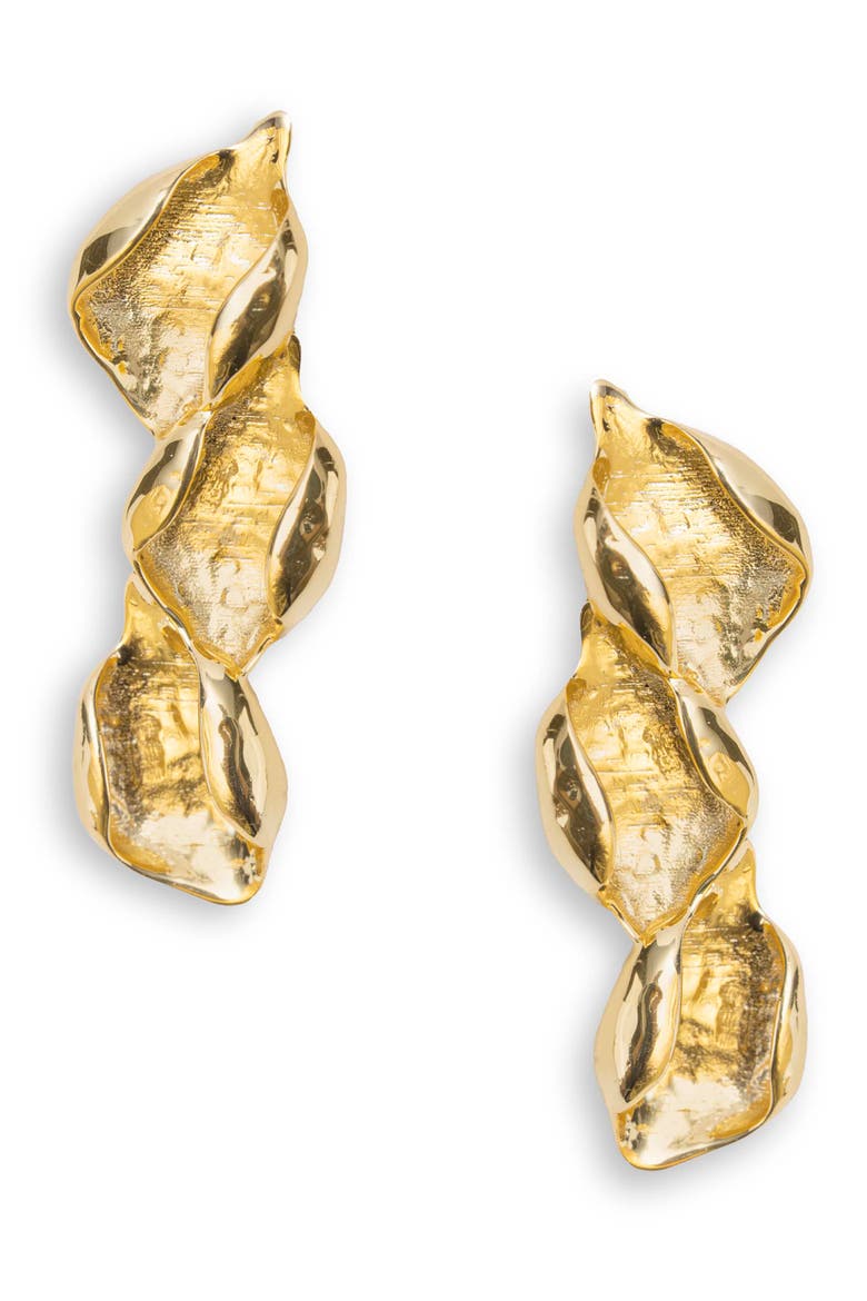 Noa Drop Earrings, Main, color, GOLD