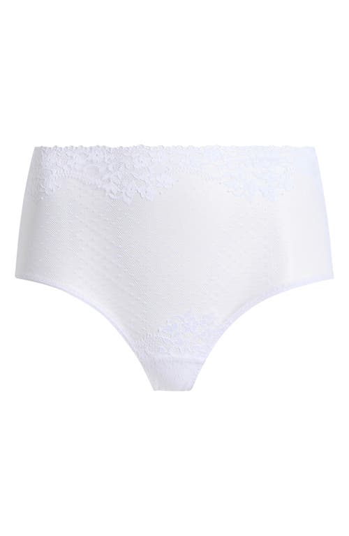 Commando Double Take High Waist Briefs In White
