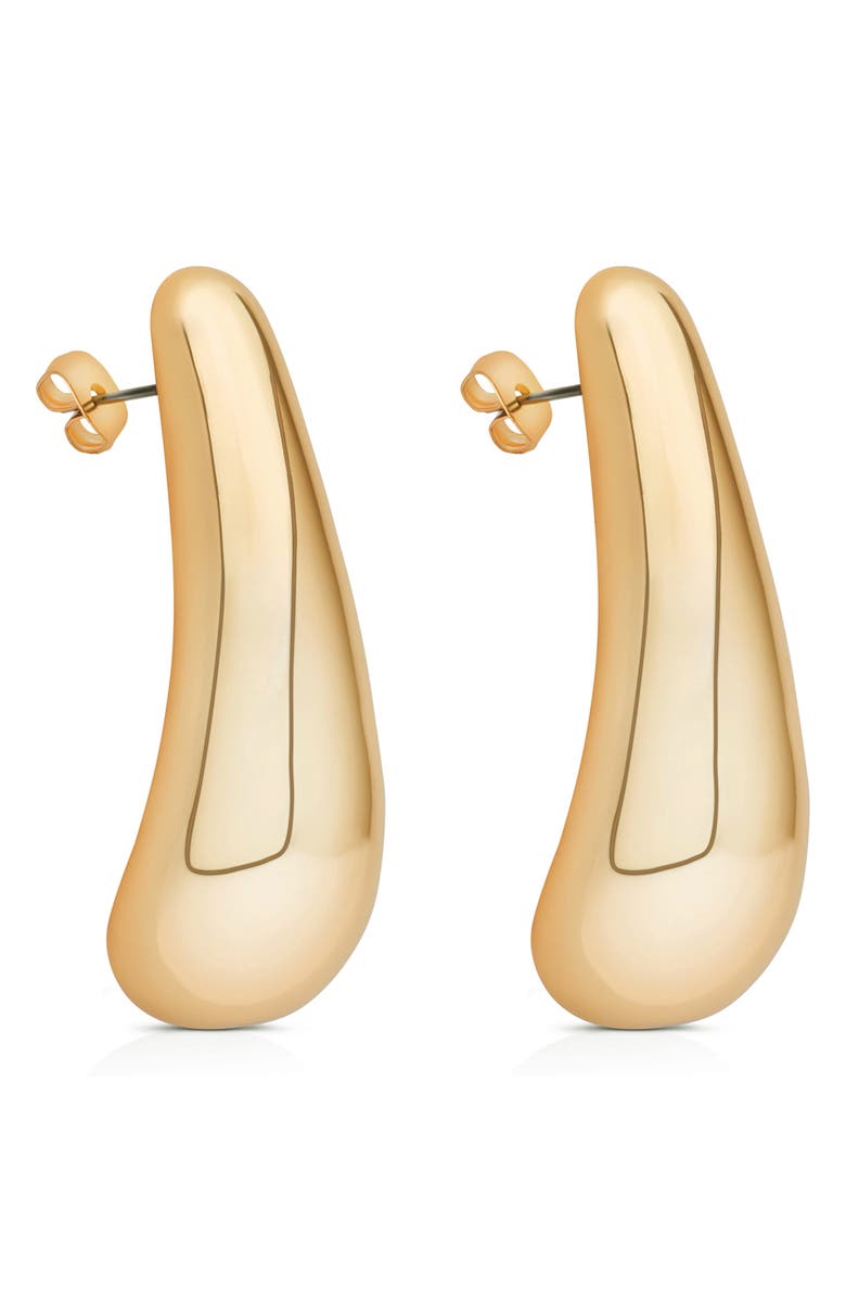 Ettika Raindrop Statement Earrings, Alternate, color, Gold