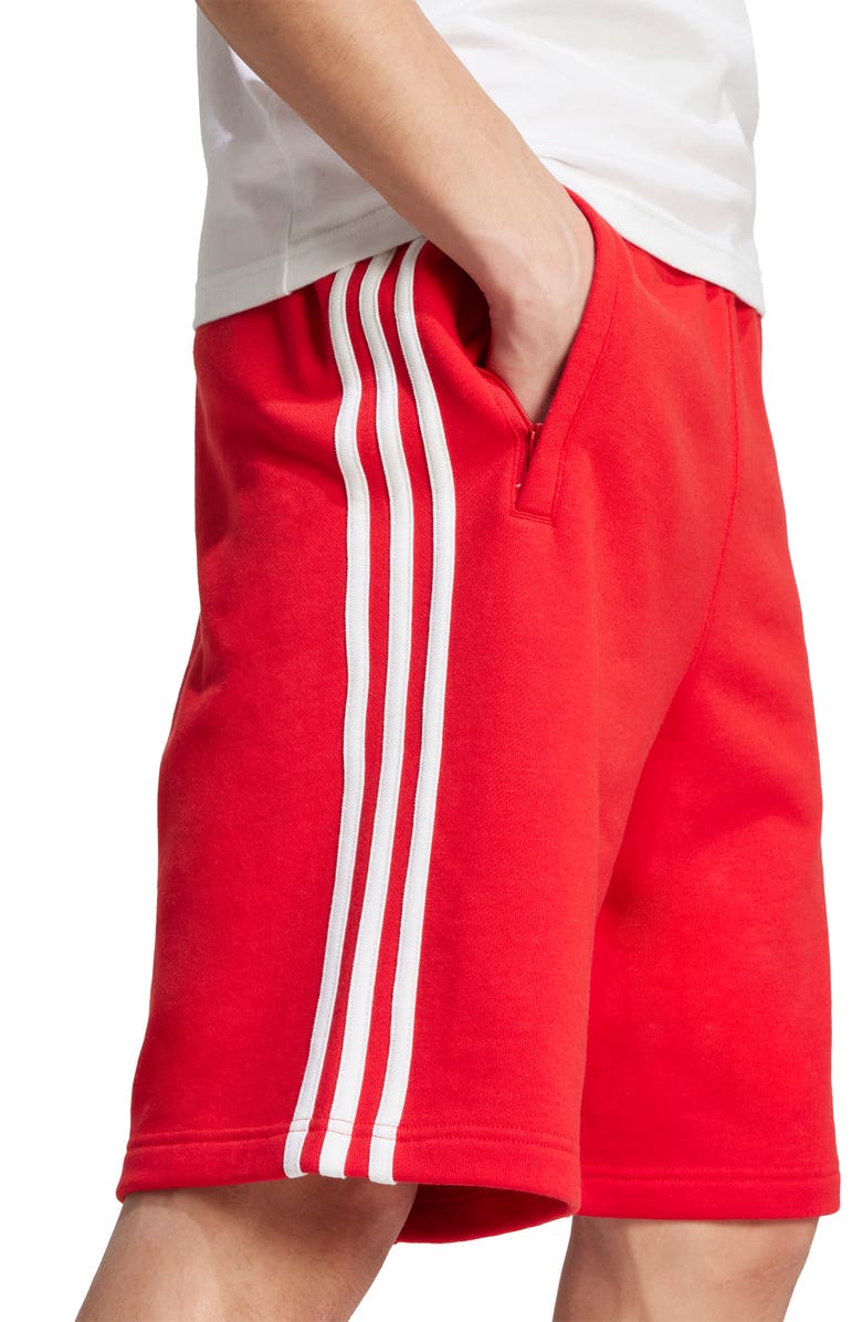 adidas Adicolor 3-Stripes Trefoil Logo French Terry Sweat Shorts, Alternate, color, 