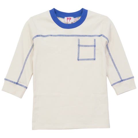 Color Block Contrast Panel Pocket T-Shirt