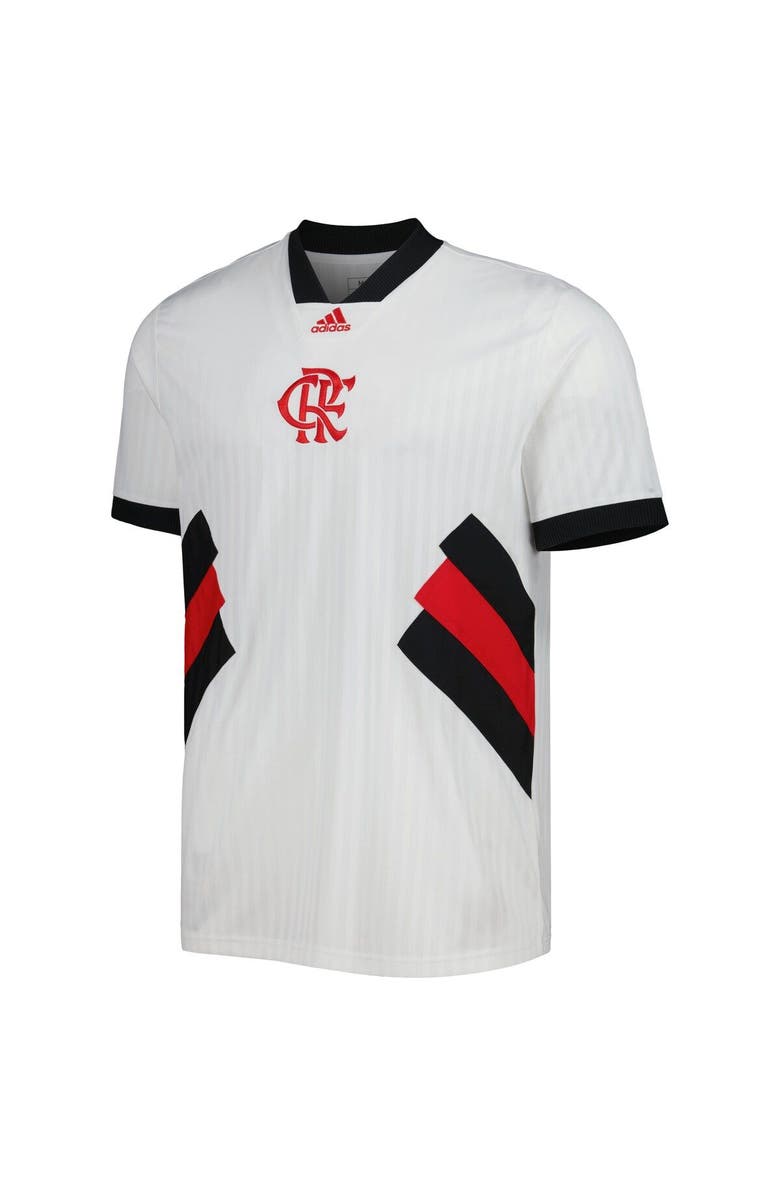 adidas Men's adidas White CR Flamengo Football Icon Jersey, Alternate, color, 