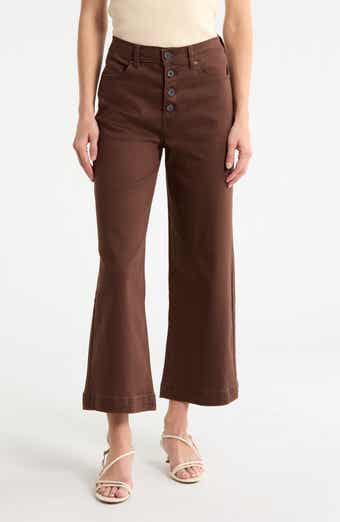 The Wave High Waist Crop Wide Leg Jeans