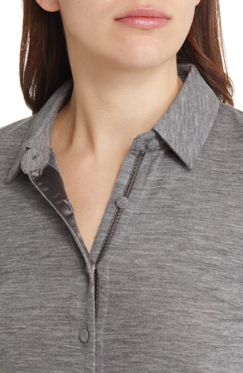 rag & bone Harlow Knit Shirt, Alternate, color, 