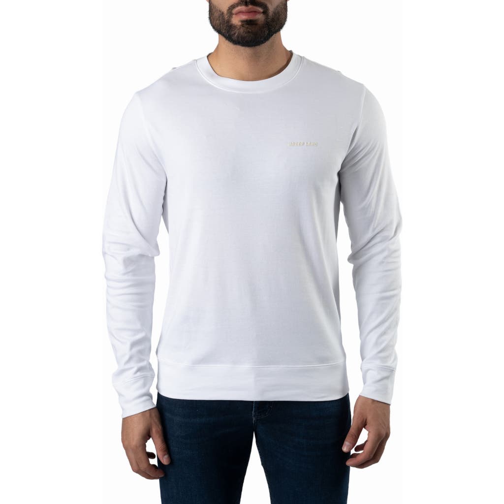Jared Lang Cotton Long Sleeve T-shirt In White