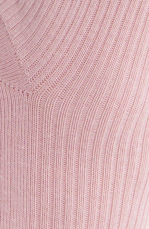 Nordstrom Lettuce Edge Crew Socks In Pink Puff