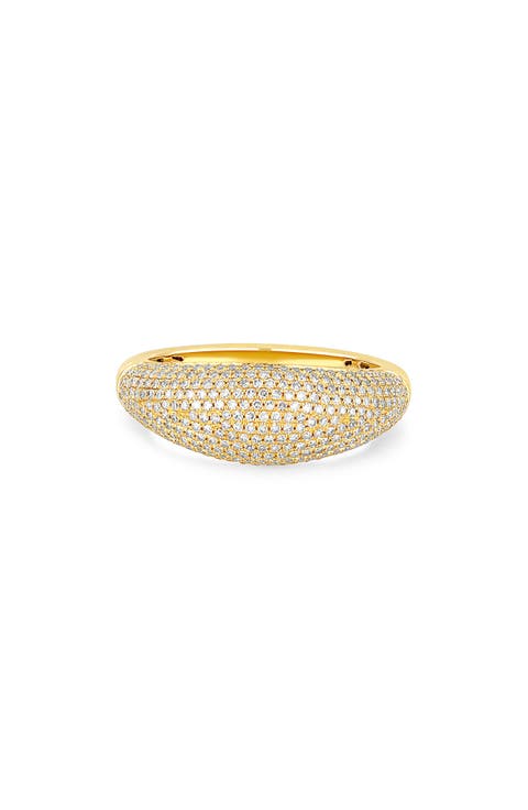 Pavé Diamond Dome Ring