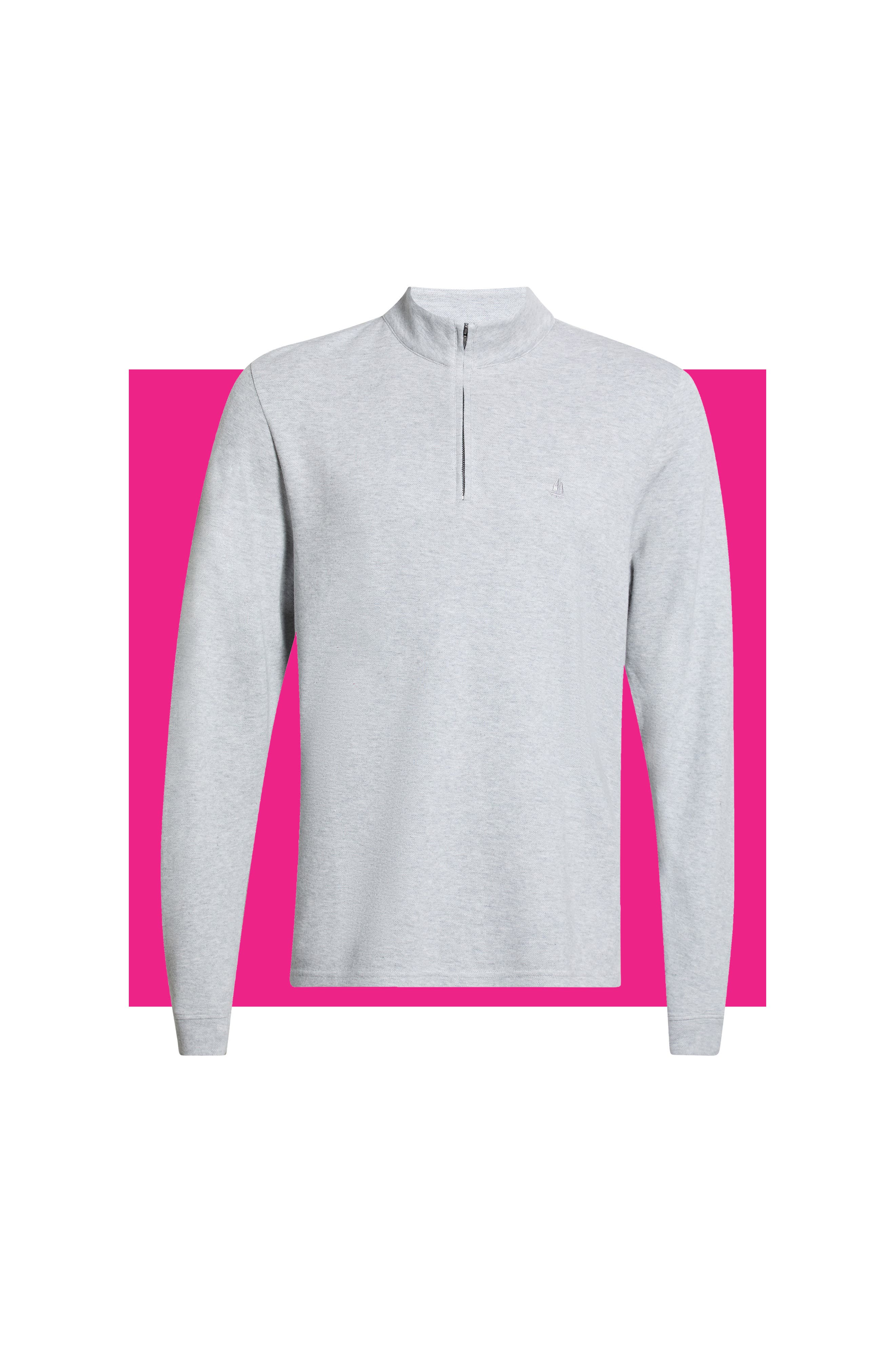 Piquè Quarter Zip Pullover
