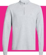 Nordstrom Piquè Quarter Zip Pullover
