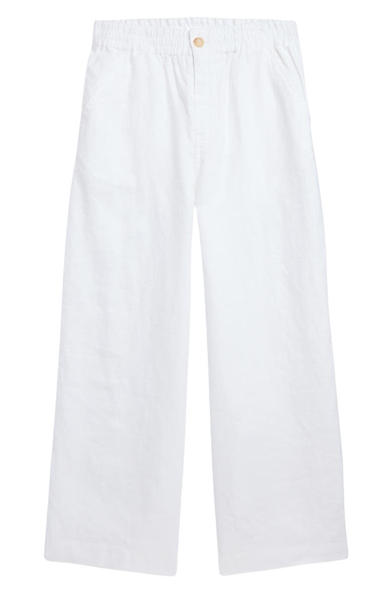 Polo Ralph Lauren Kids' Wide Leg Linen Pants, Main, color, 