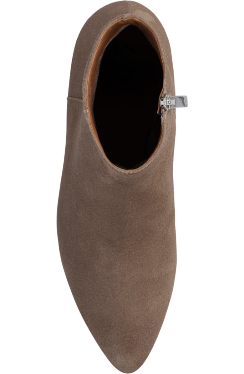 Aquatalia Prisilla Pointed Toe Weatherproof Zip Bootie, Alternate, color, Taupe