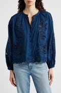 FARM Rio Artisanal Button-Up Top