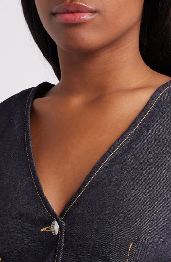 Steve Madden Selene Denim Vest | Nordstrom