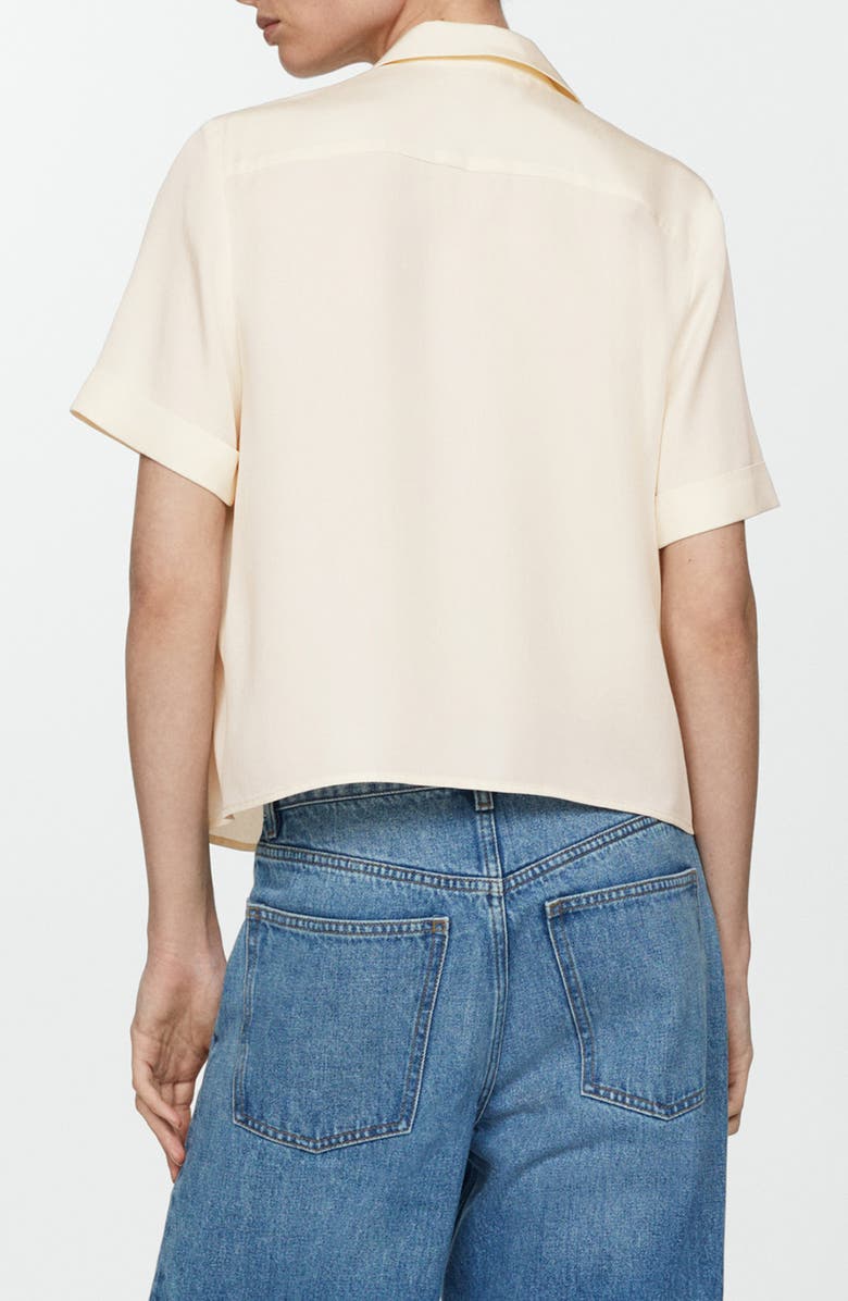 MANGO Moma Camp Shirt, Alternate, color, 