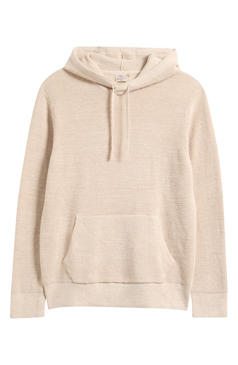 Faherty Sunwashed Sweater Hoodie, Alternate, color, Natural