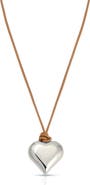 Ettika Puffy Heart Pendant Necklace