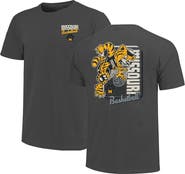 IMAGE ONE Men's Charcoal Missouri Tigers Comfort Colors Mascot Dunk T-Shirt