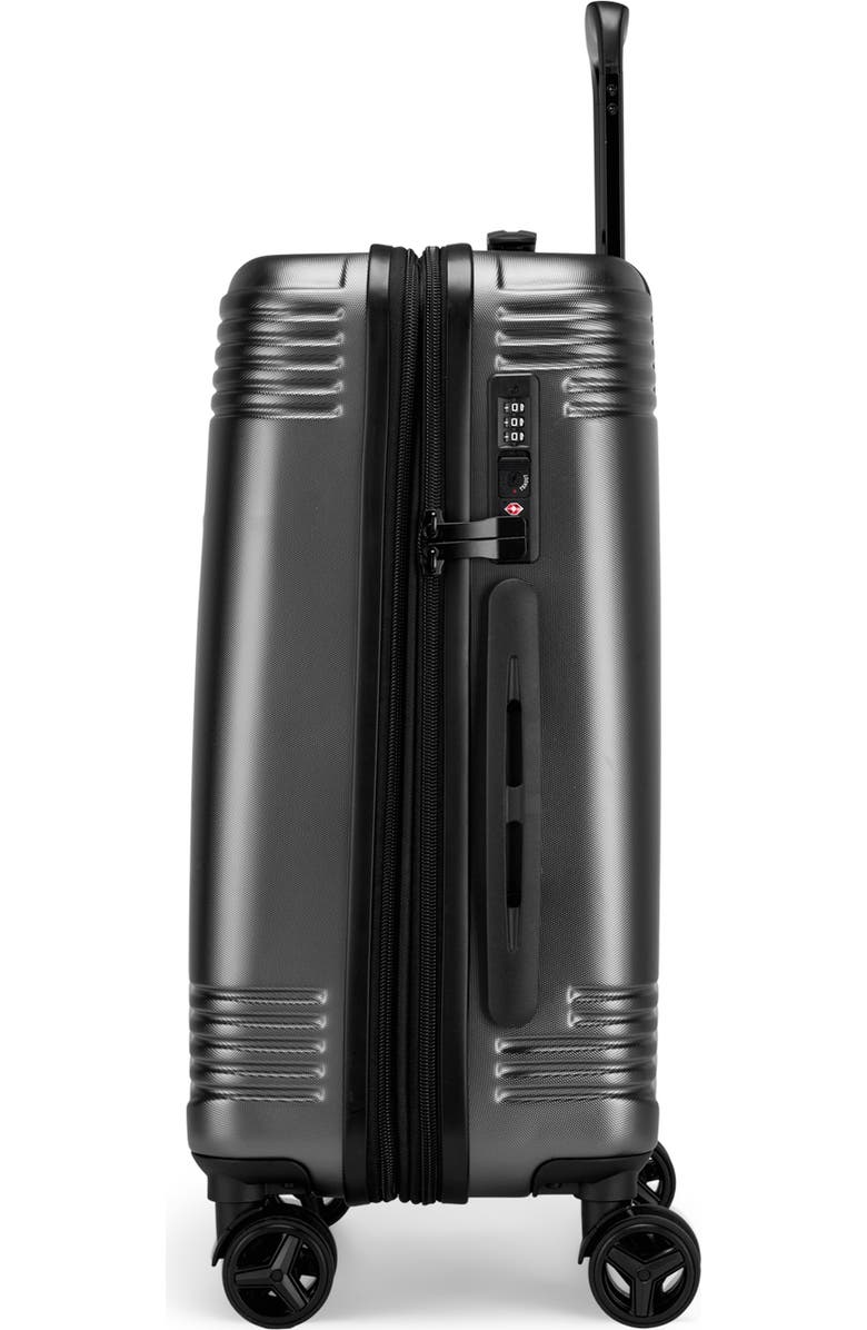 bugatti Nashville Hardside Carry-on with TSA Lock, Alternate, color, Charcoal