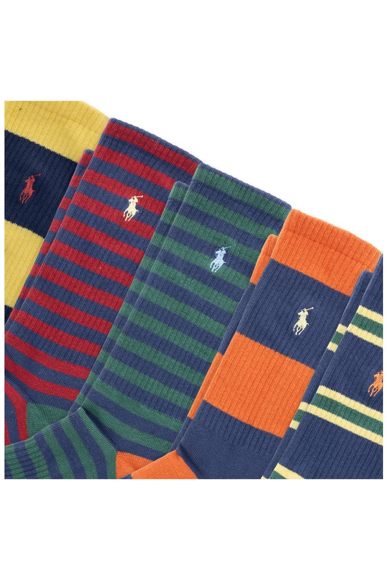 6-Pack Assorted Crew Socks, Alternate, color, MULTI