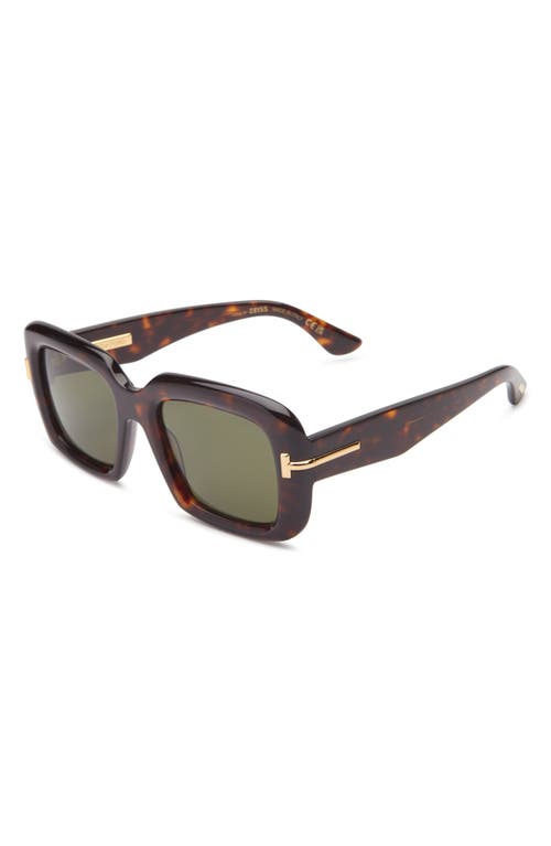 Tom Ford 53mm Square Sunglasses