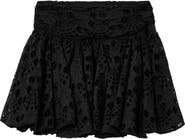 AllSaints Dotty Pleated Eyelet Miniskirt