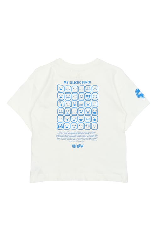 The New Kids' Perry Organic Cotton Graphic T-shirt In White