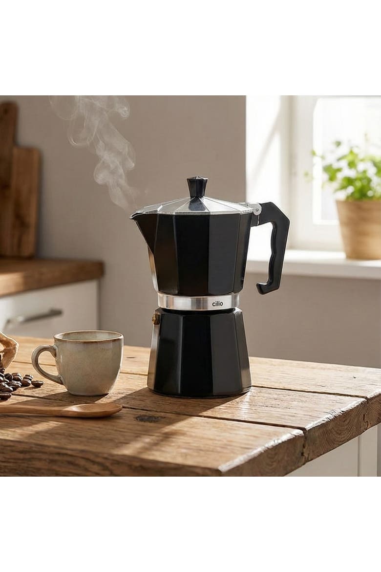 Classico Stovetop Espresso Maker, 15 ounce, Alternate, color, Black