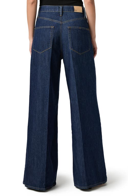 Paige Cameron High Waist Wide Leg Trouser Jeans In Blue