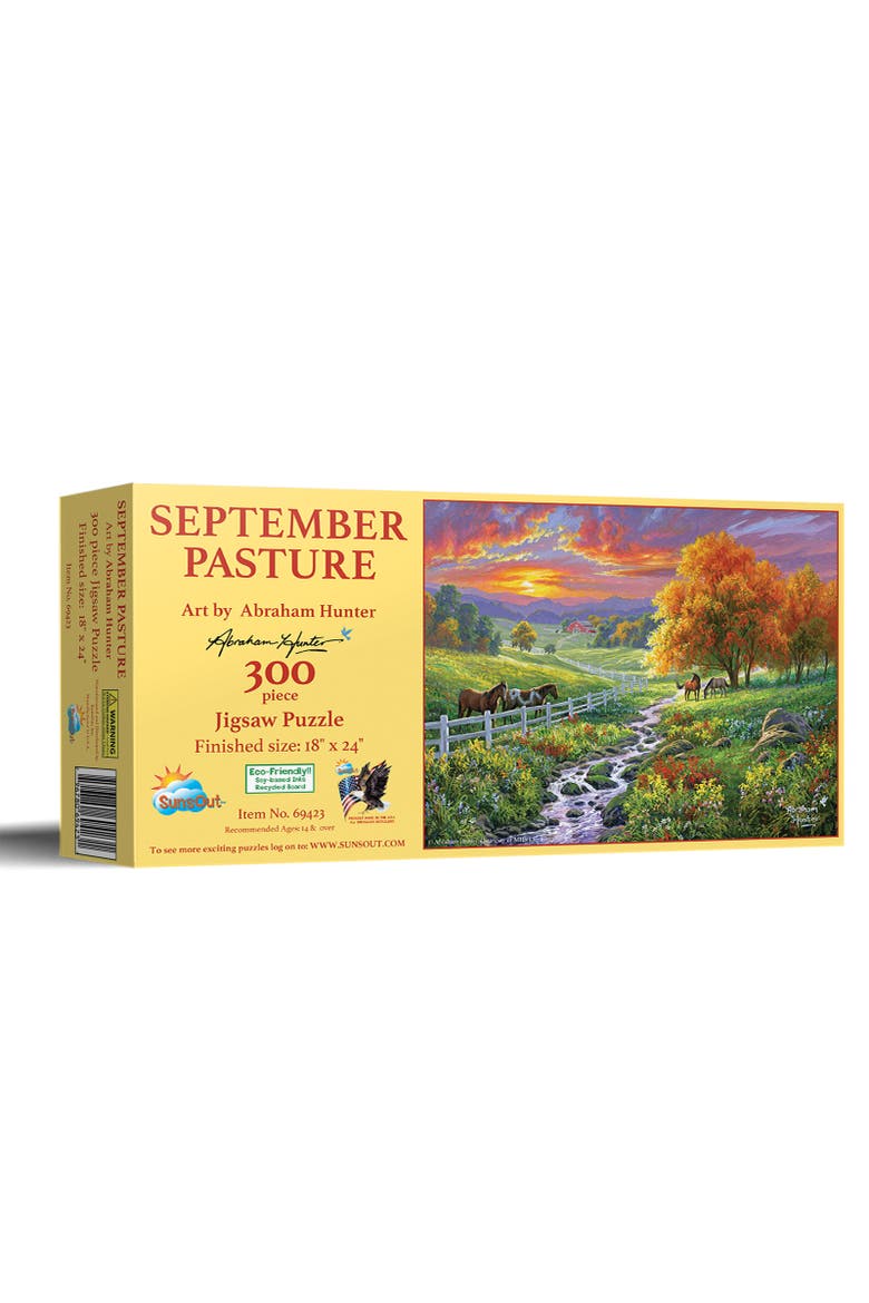 September Pasture 300 piece Jigsaw Puzzle for Adults, Main, color, Multicolor