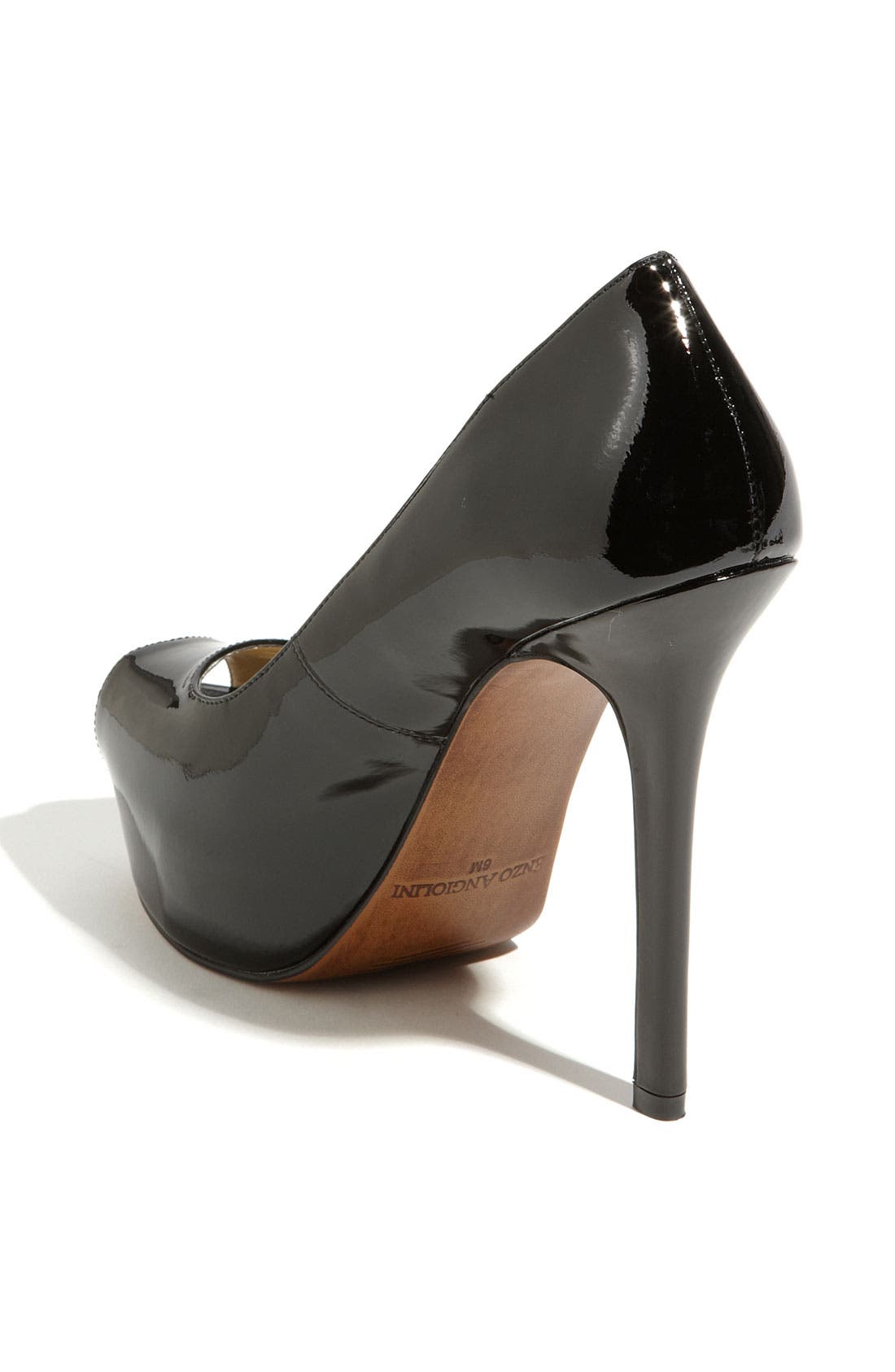 'Tanen' Pump, Alternate, color, BLACK PATENT