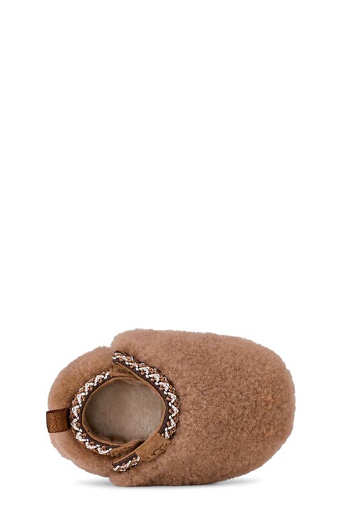 Ugg(r) Tasman Maxi Curly Genuine Shearling Slipper In Brown
