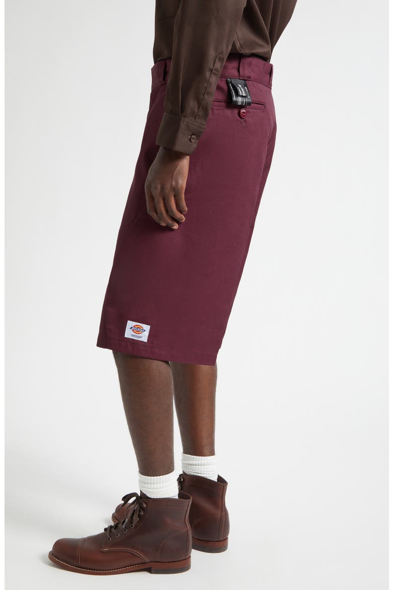 x Dickies Twill Work Shorts, Alternate, color, BORDEAUX