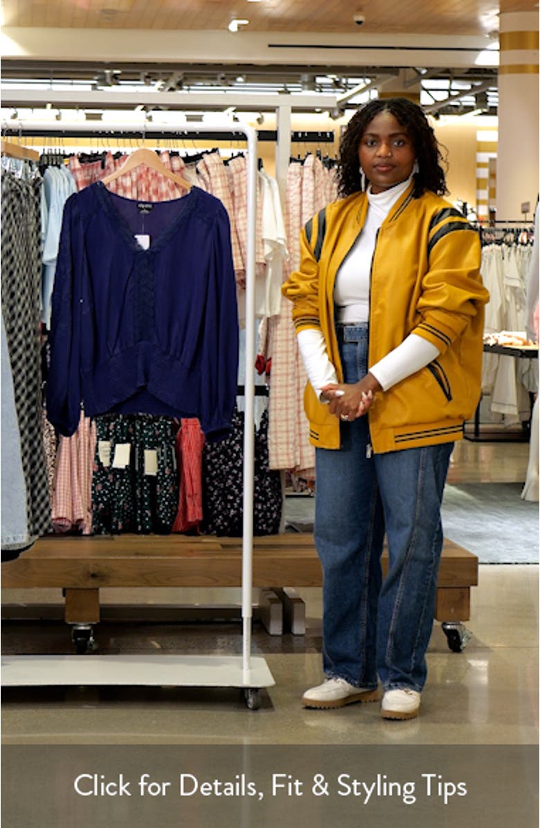 Frances Lace Blouson Top, sales video thumbnail