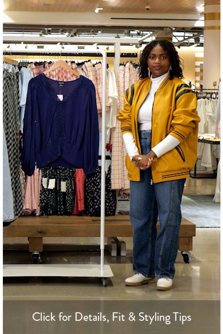 Frances Lace Blouson Top video