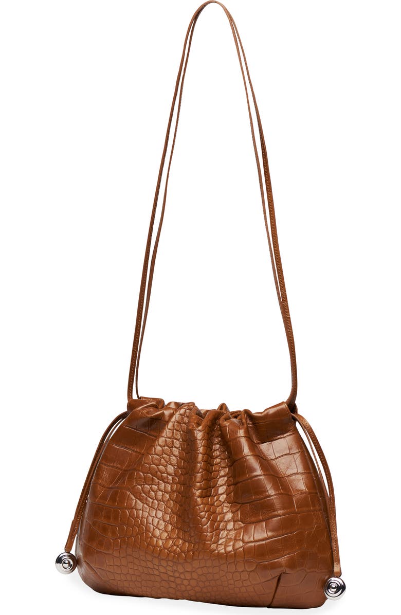 LIFFNER Charm Pouch Embossed Leather Shoulder Bag, Alternate, color,