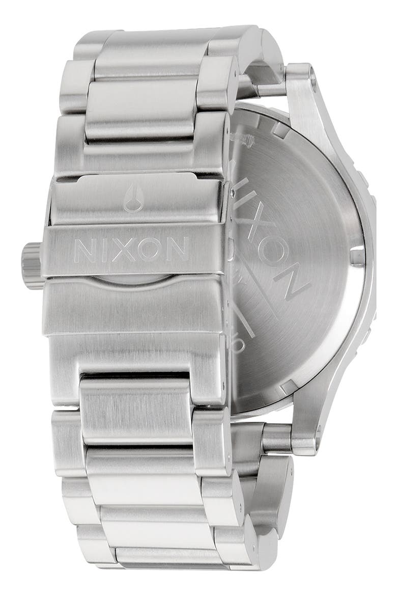 51-30 Chronograph Bracelet Watch, 51mm, Alternate, color, BLACK
