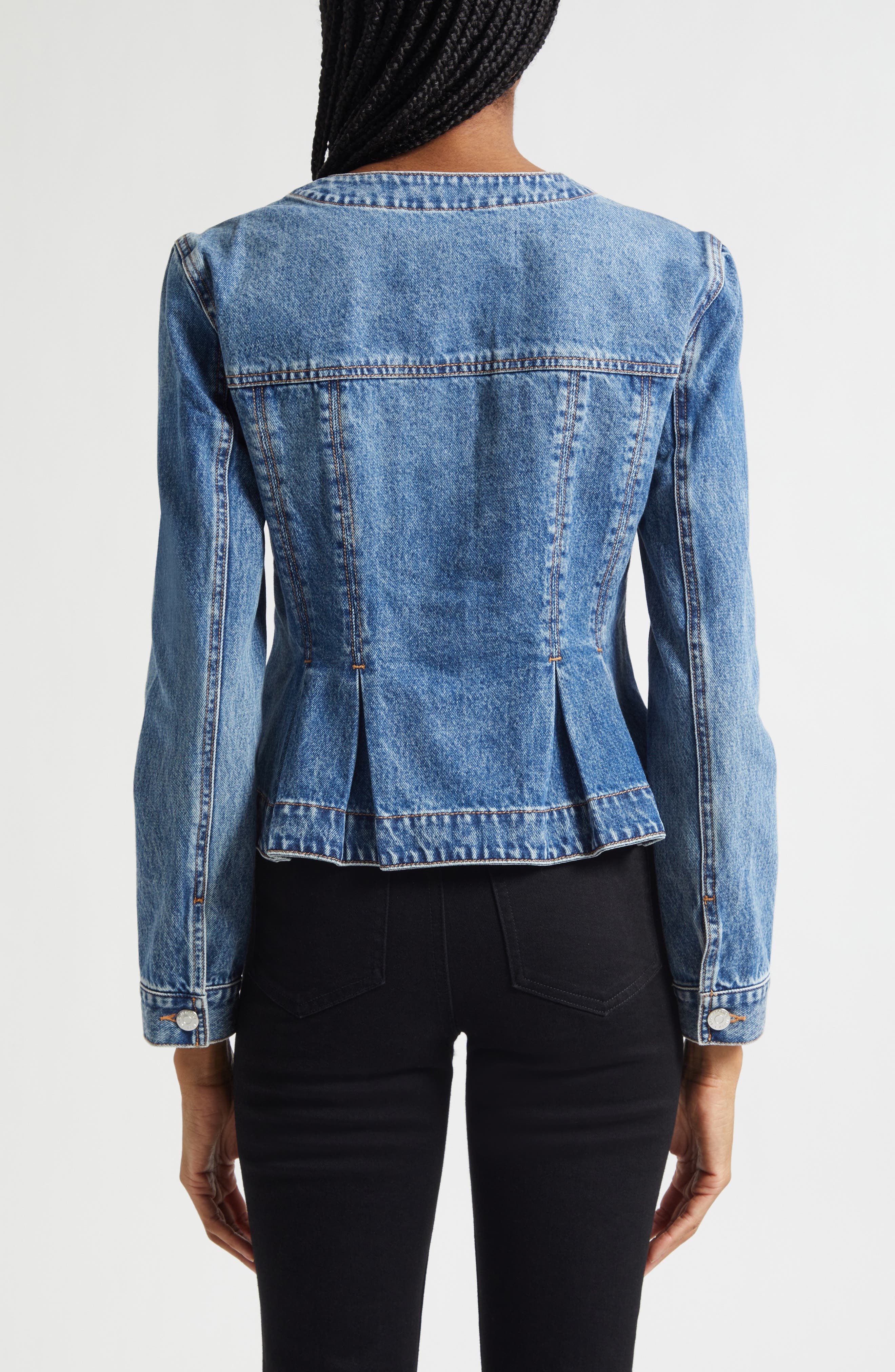 Zahara Peplum Denim Jacket - image 2