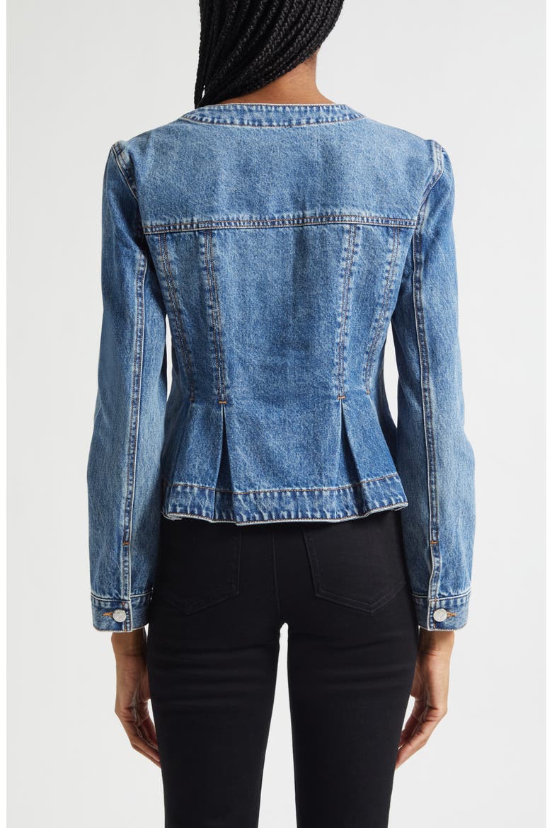 Zahara Peplum Denim Jacket (Women) | Nordstrom
