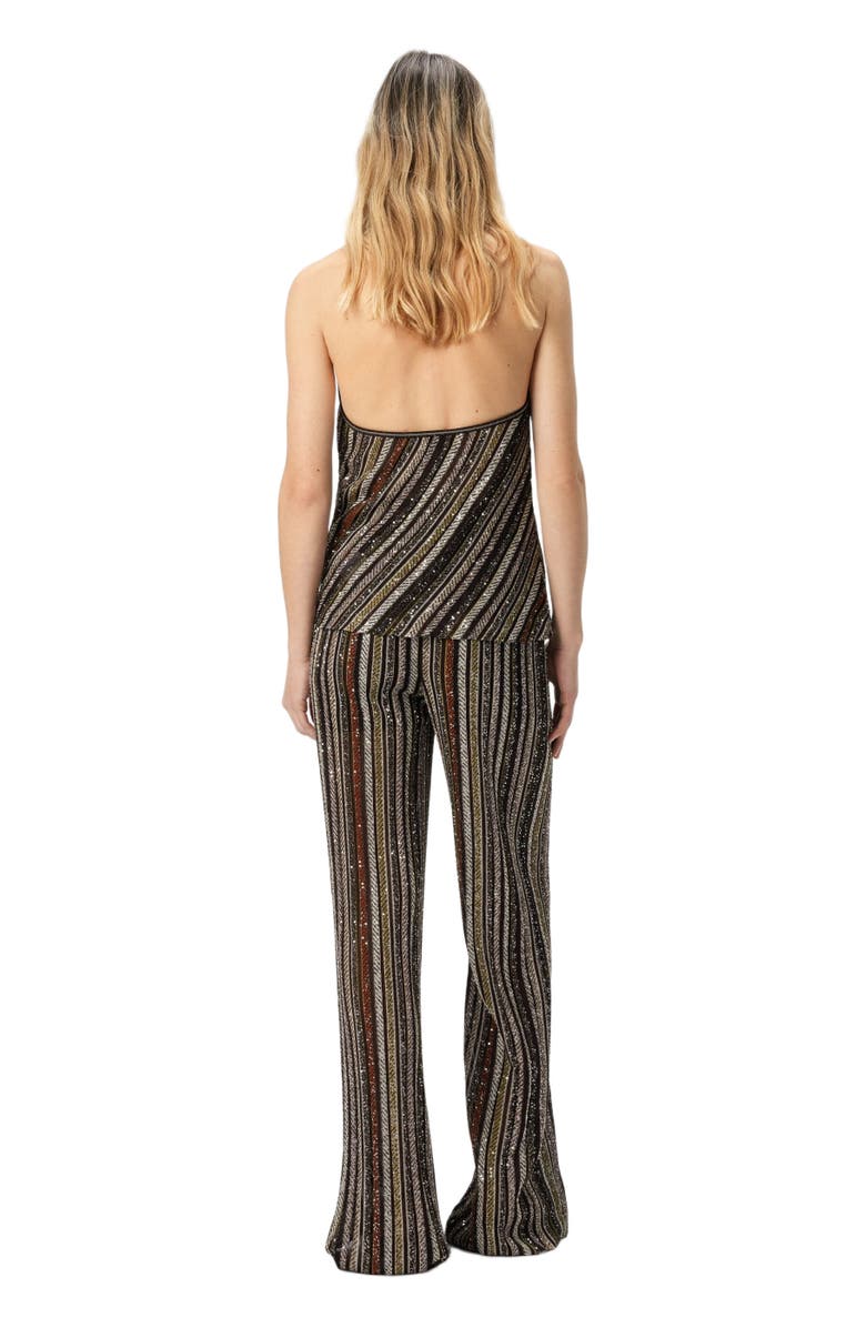 Missoni Halter Top In Herringbone Stripe Knit, Alternate, color, Multicoloured