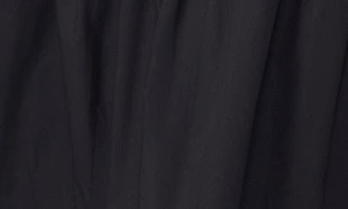 Cece Rickrack Trim Cotton Maxi Sundress In Black