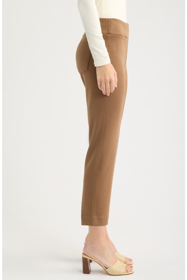 Copley Pull-On Straight Leg Ponte Pants, Alternate, color, OAK