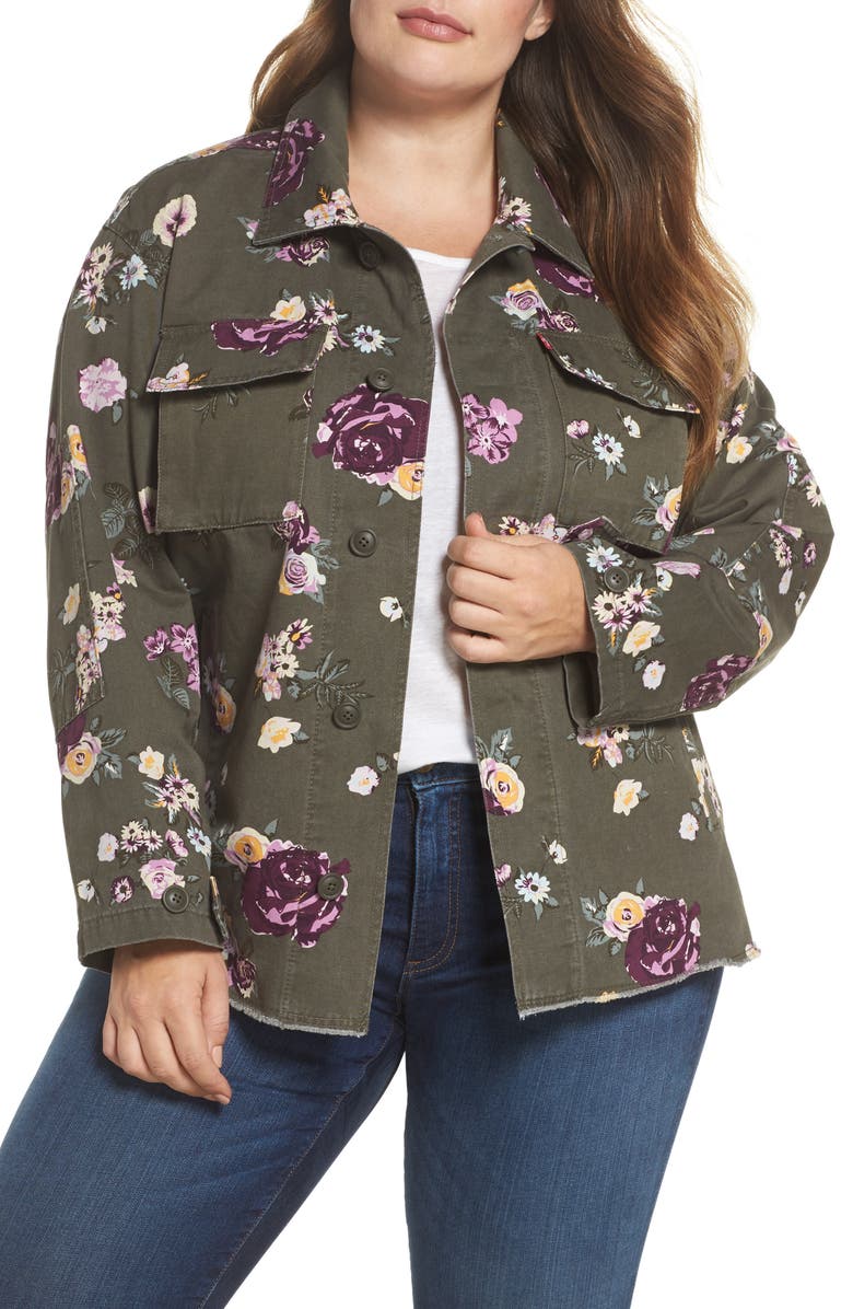 Levi's<sup>®</sup> High/Low Shirt Jacket, Main, color,