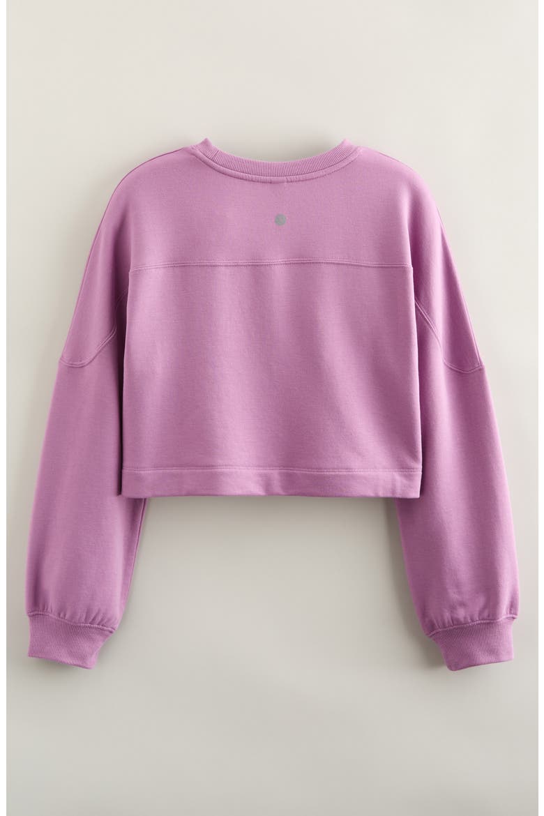 Kids' Step Up Fleece Sweatshirt, Alternate, color, PURPLE CANYON