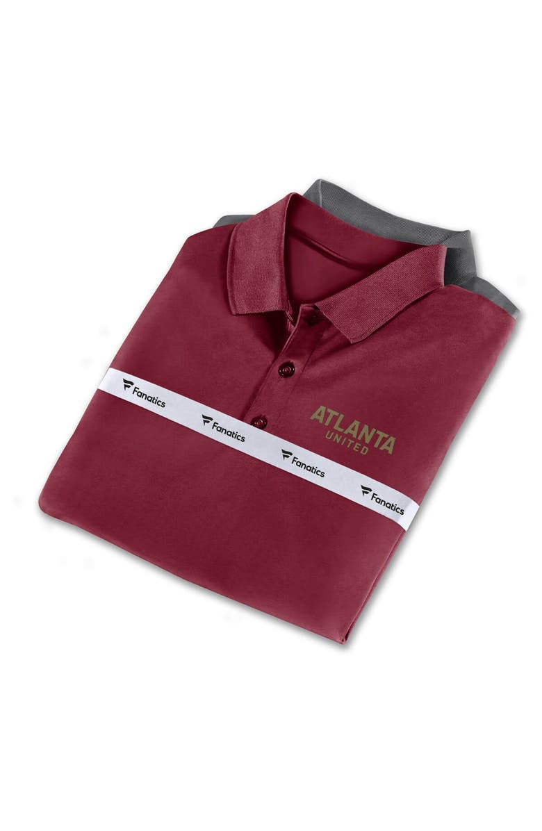 FANATICS Men's Fanatics Branded Red/Gray Atlanta United FC Iconic Polo Combo Set, Main, color, 