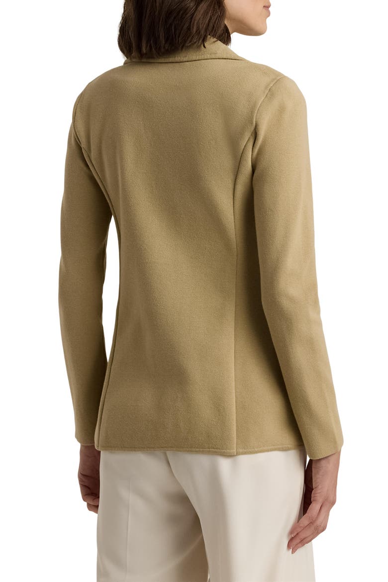 Combed Cotton Blend Blazer, Alternate, color, BIRCH TAN